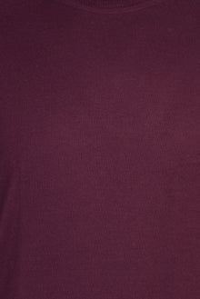Şarap Bordo Balıkçı Yaka Regular Fit Yünlü Triko Kazak
