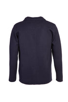 Orta Lacivert Slim Fit Dar Kesim Yünlü Triko Hırka