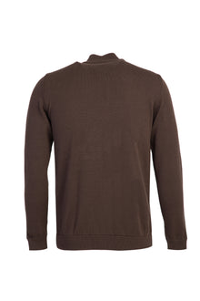 Nefti Fermuarlı Regular Fit Triko/Mont