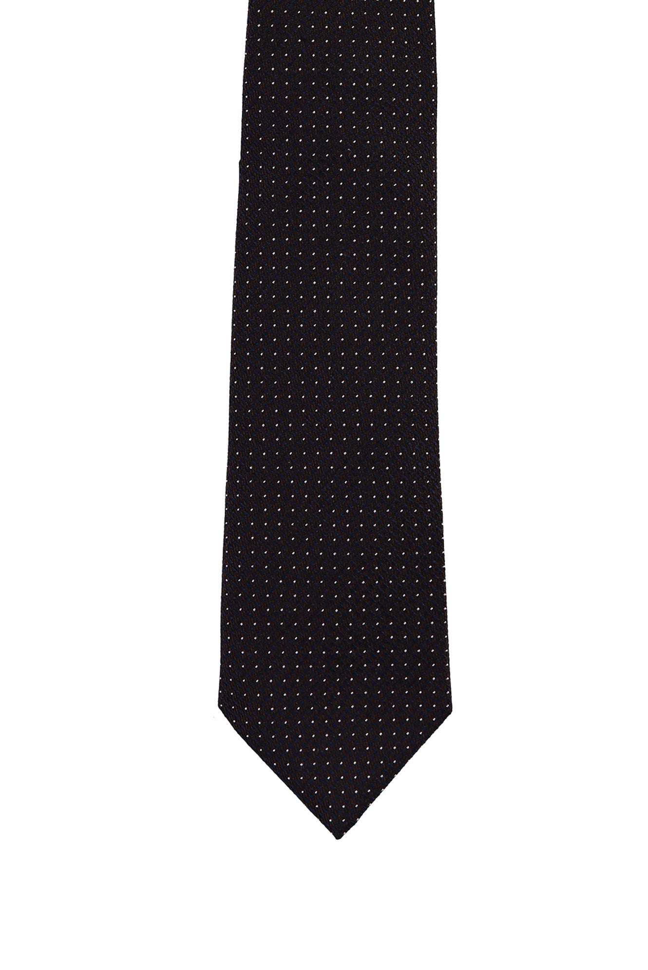 Koyu Kahve İtalyan Desenli Kravat