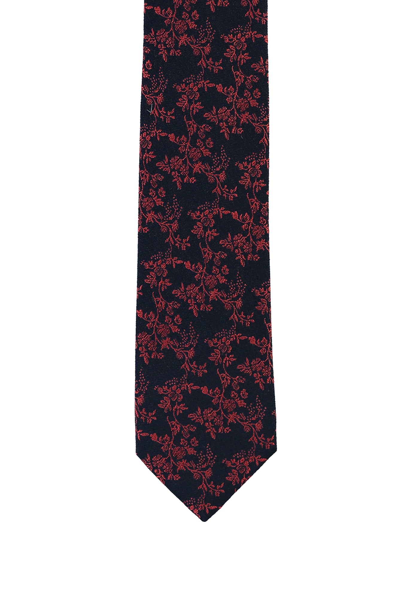 Açık Kırmızı Desenli Kravat