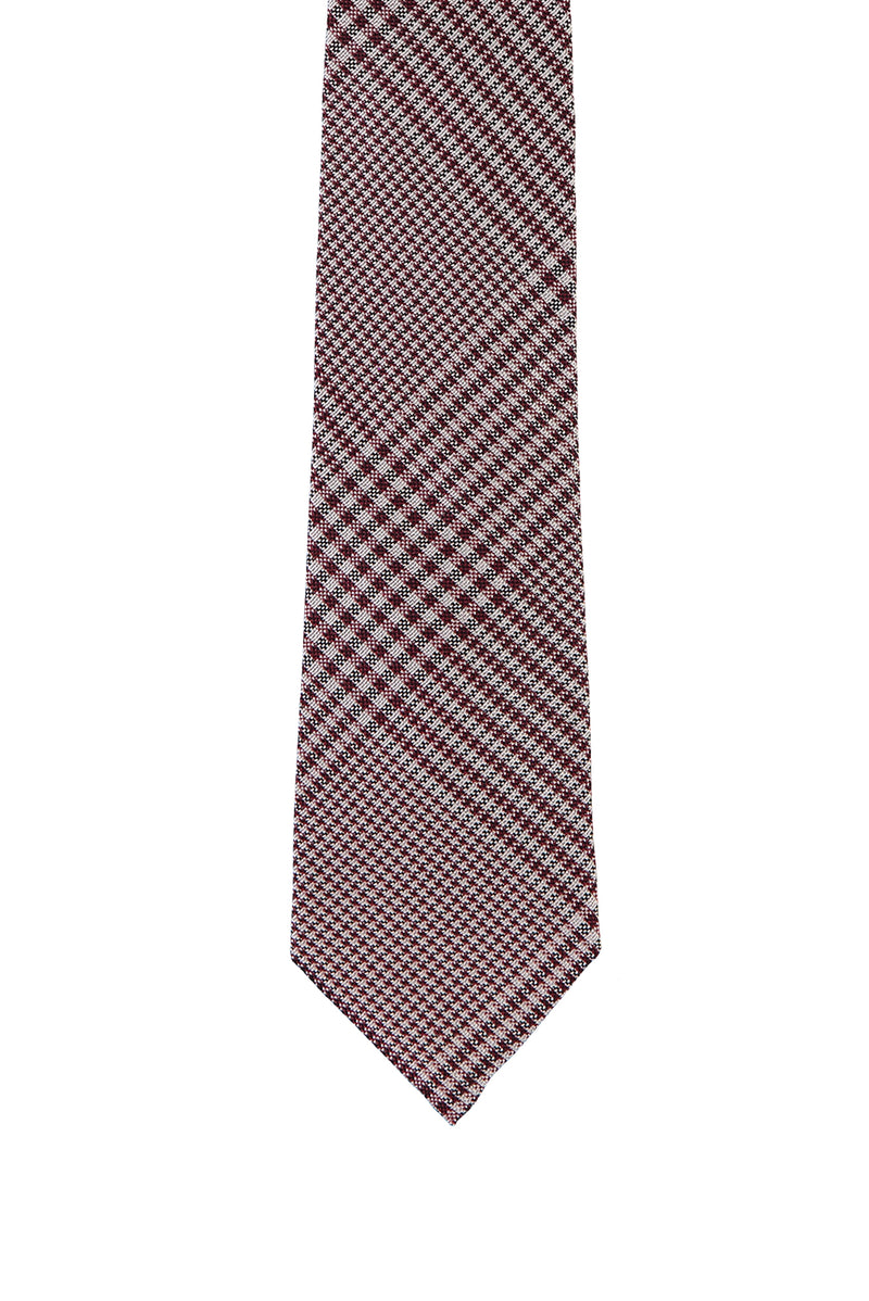 Açık Bordo İtalyan Desenli Kravat