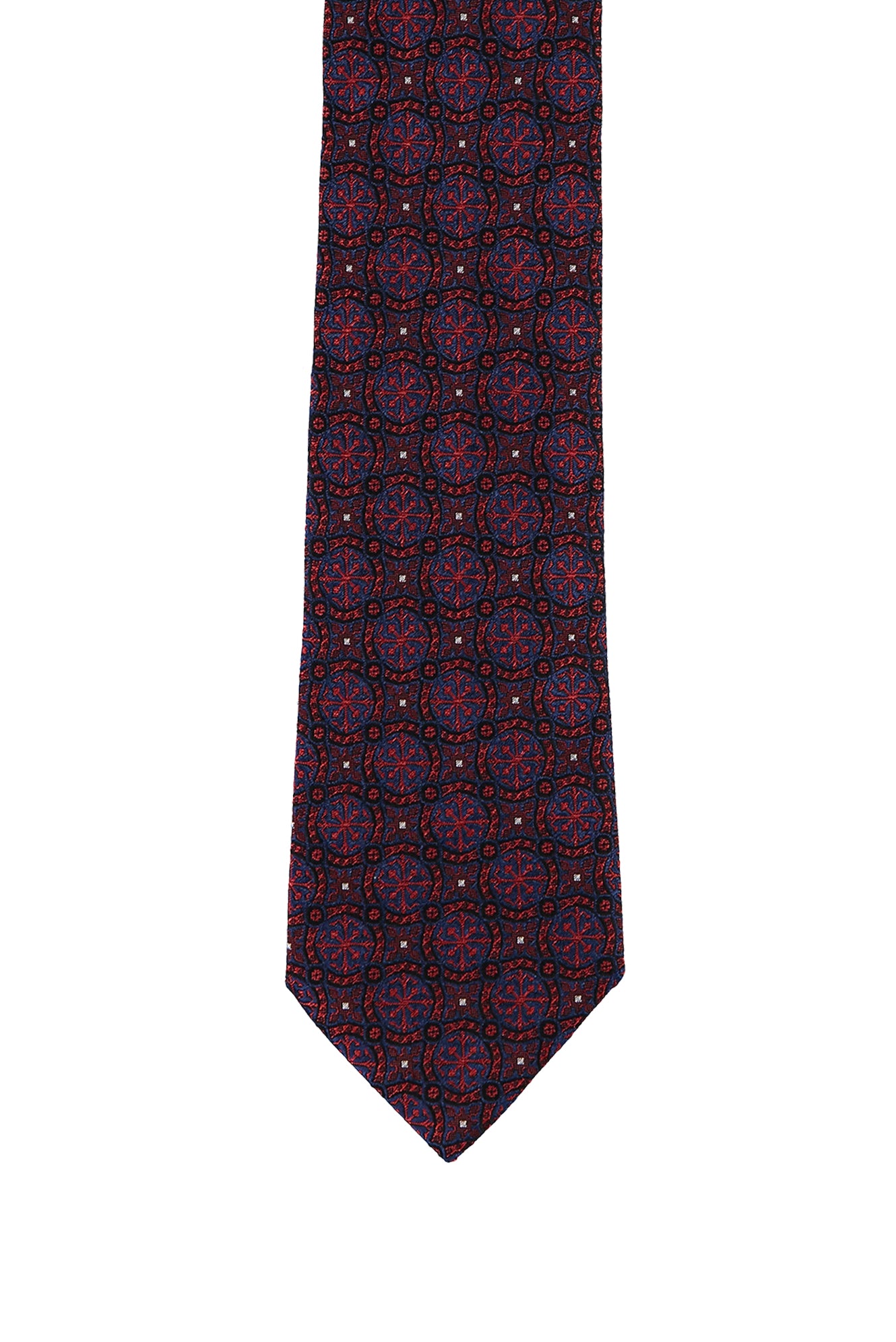 Açık Kırmızı İtalyan Desenli Kravat