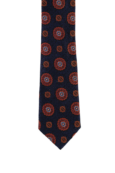 Açık Turuncu İtalyan Desenli Kravat