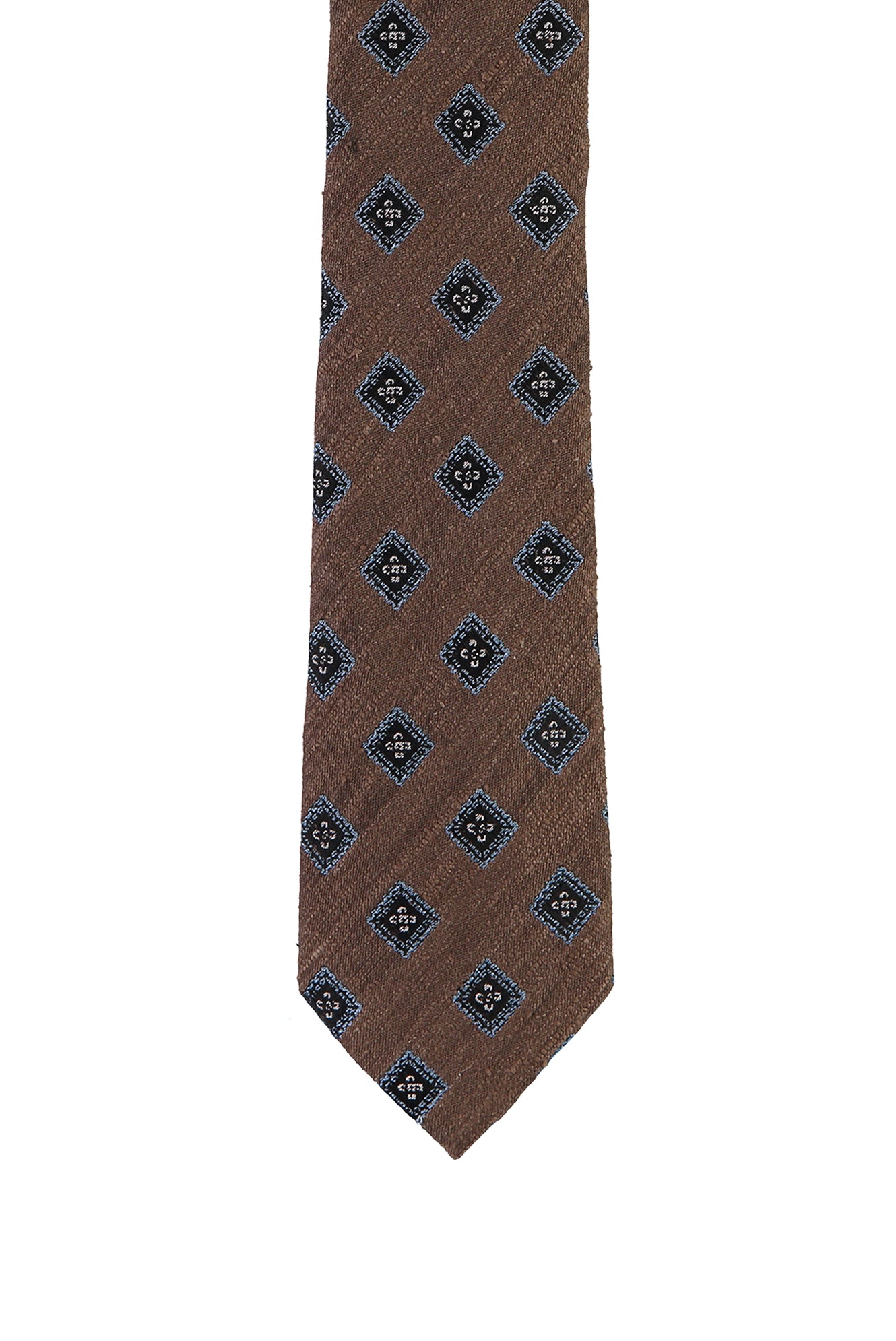 Açık Kahve  İtalyan Desenli Kravat