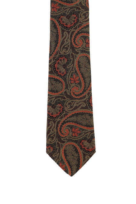 Açık Turuncu İtalyan Desenli Kravat