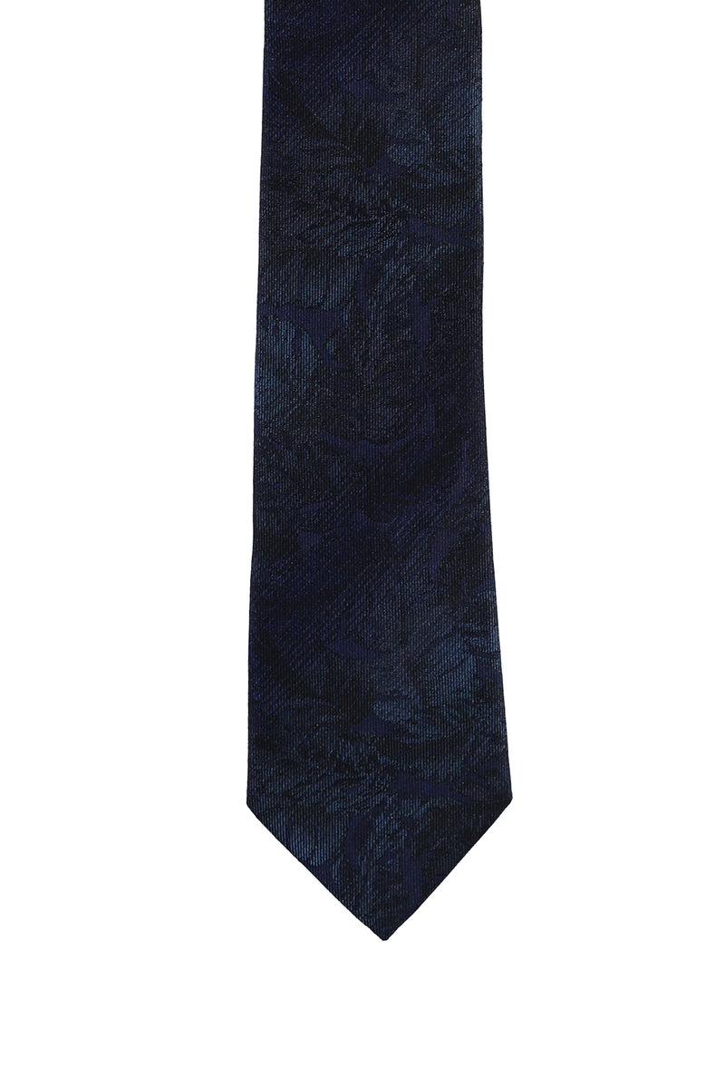 Koyu Kahve İtalyan Desenli Kravat