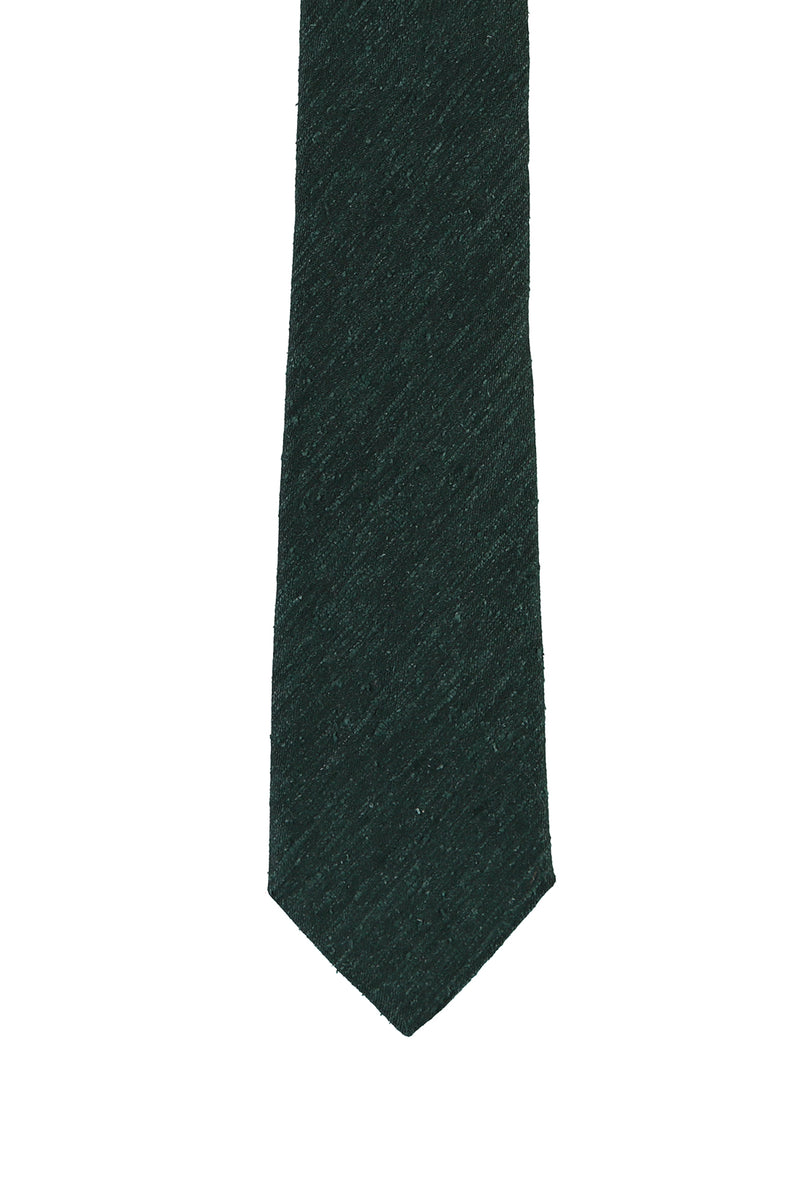 Koyu Yeşil İtalyan Düz Kravat