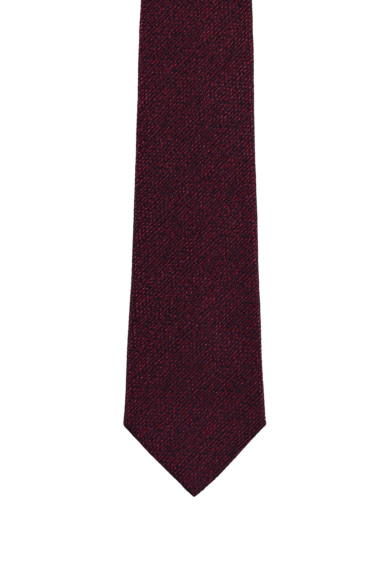 Koyu Bordo İtalyan Desenli Kravat