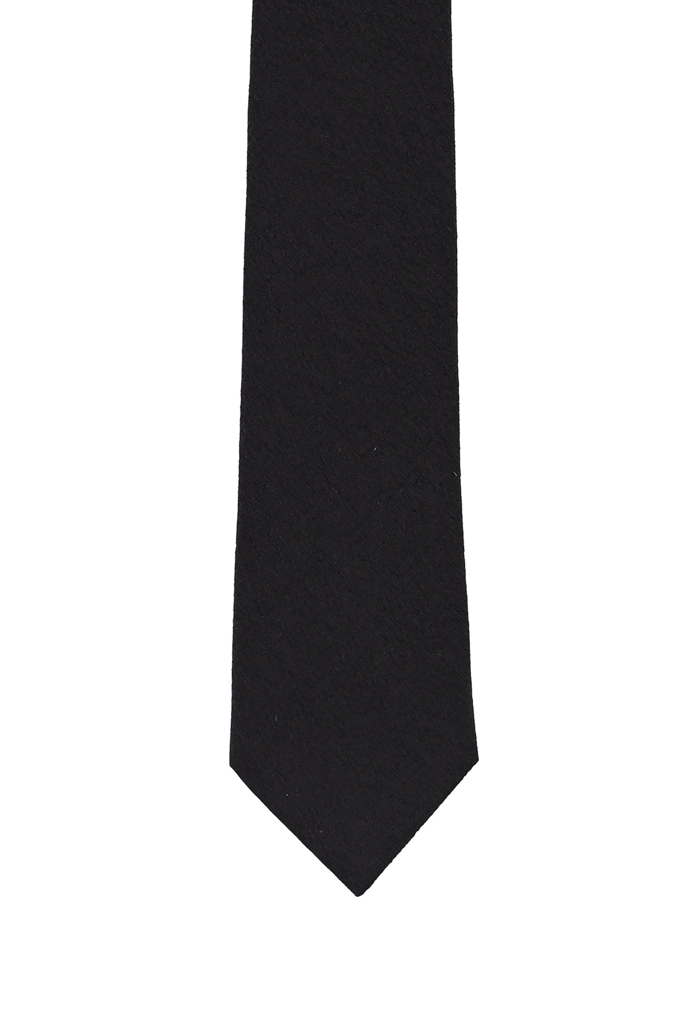 Siyah İtalyan Desenli Kravat