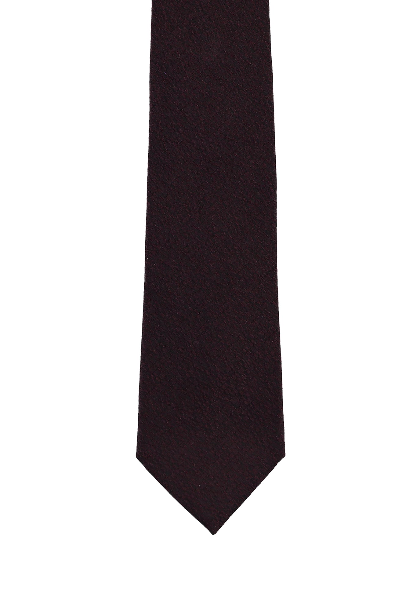 Koyu Bordo İtalyan Desenli Kravat