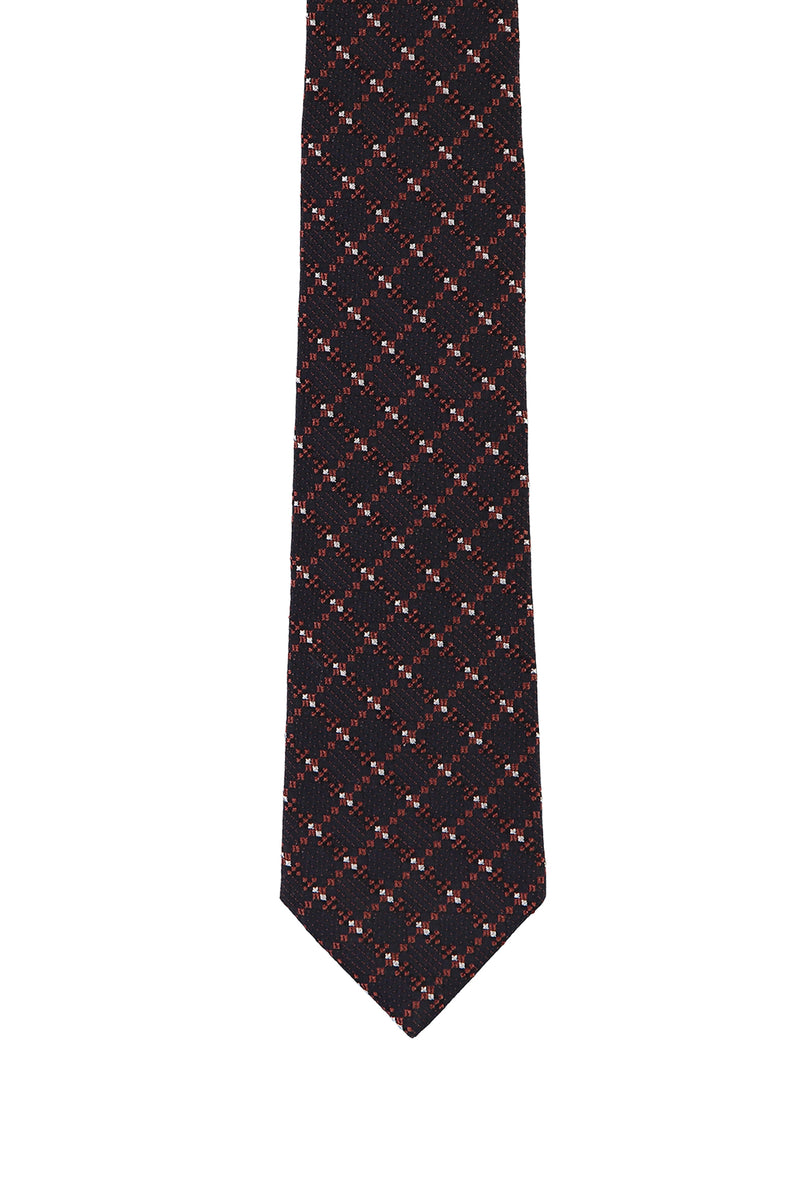 Açık Kahve  İtalyan Desenli Kravat