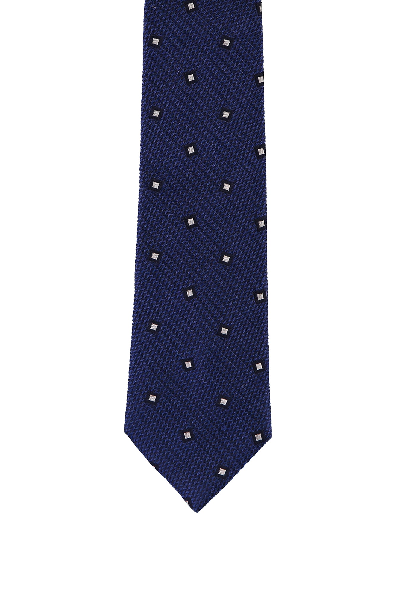Mavi İtalyan Desenli Kravat