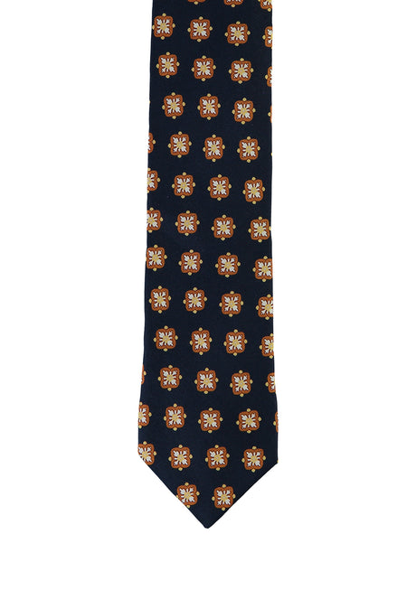 Mavi Desenli Kravat
