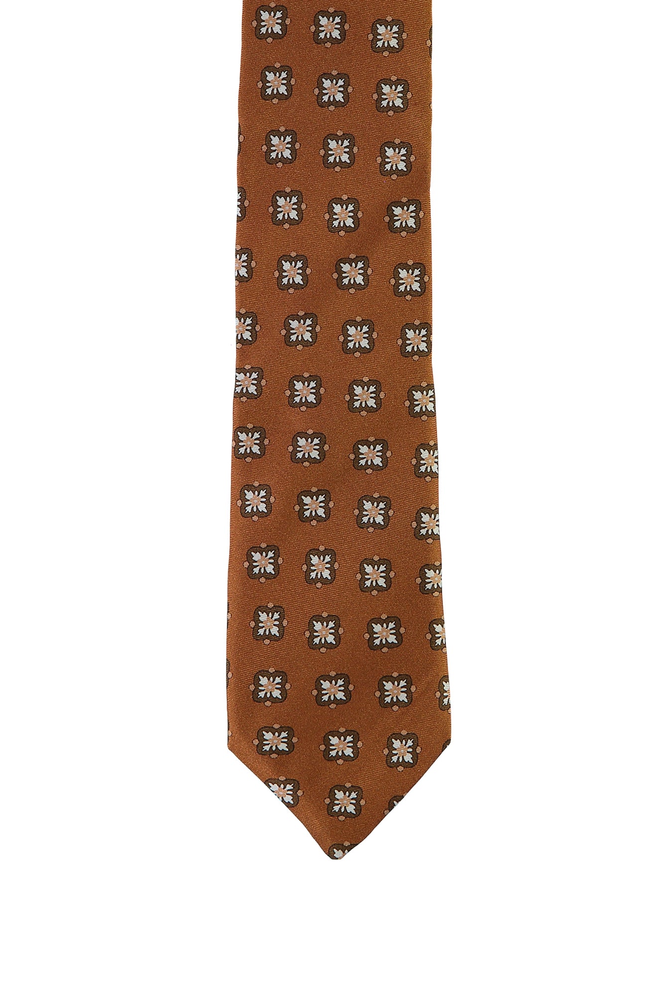 Açık Kahve  Desenli Kravat