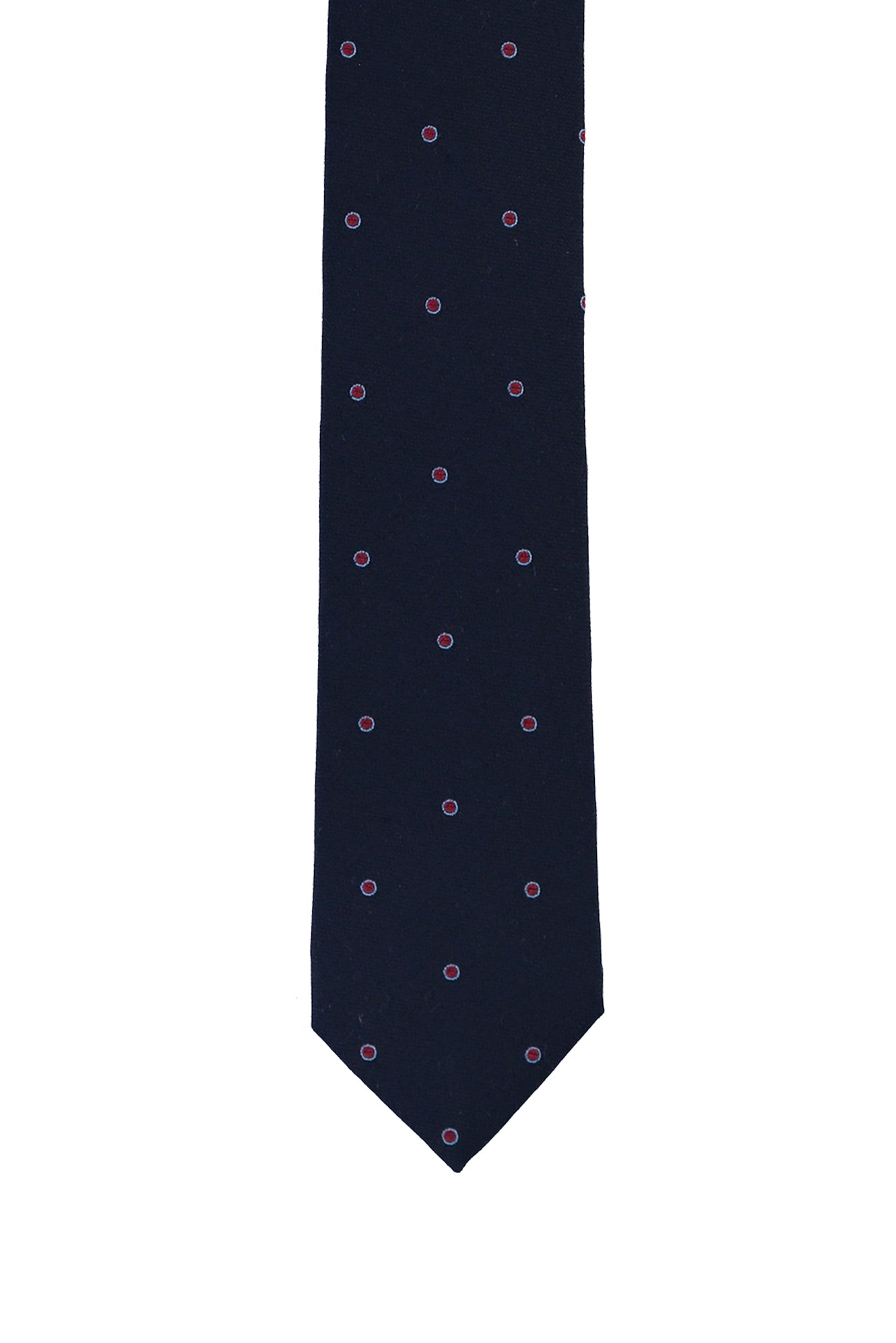 Koyu Lacivert Desenli Kravat