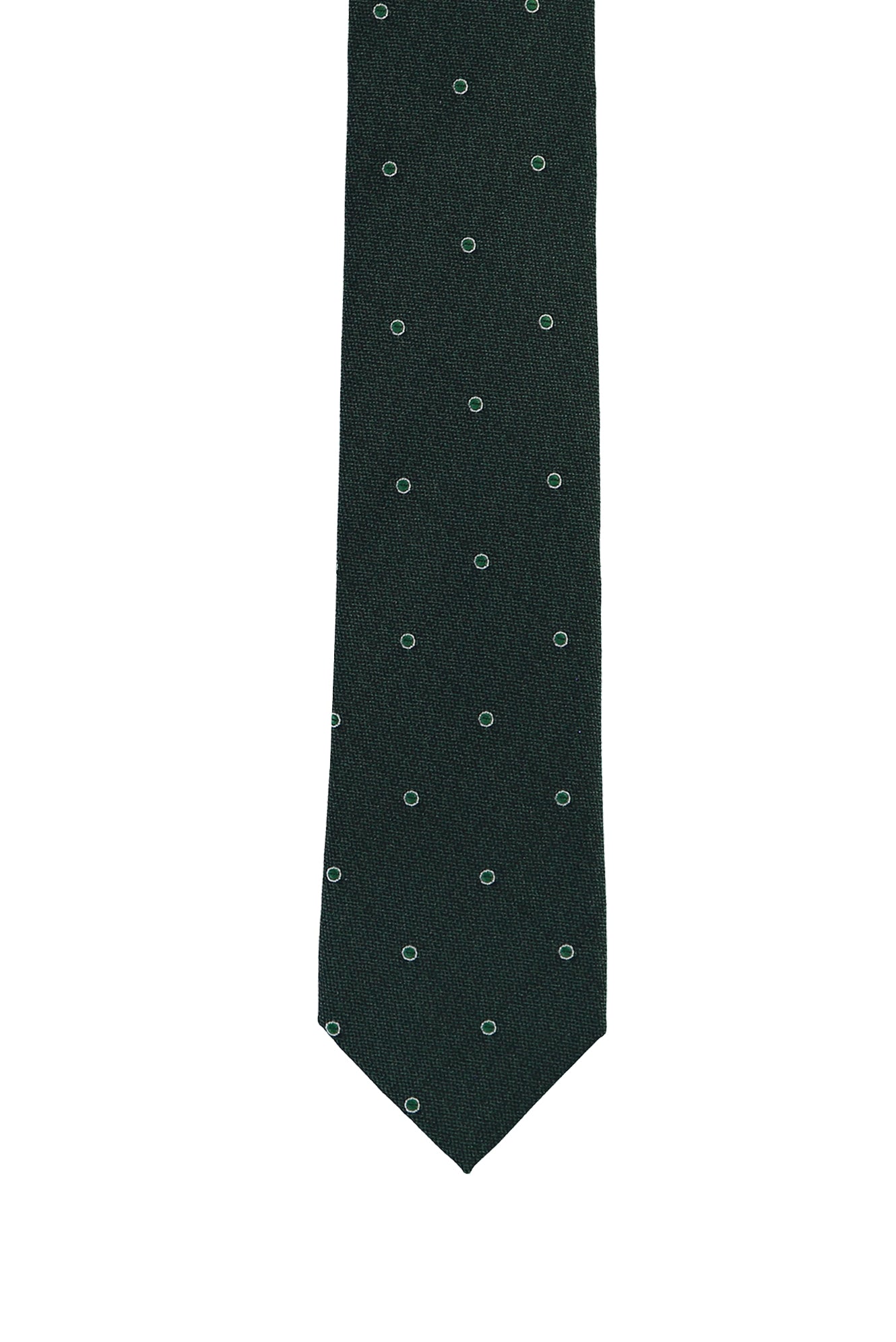 Koyu Yeşil Desenli Kravat