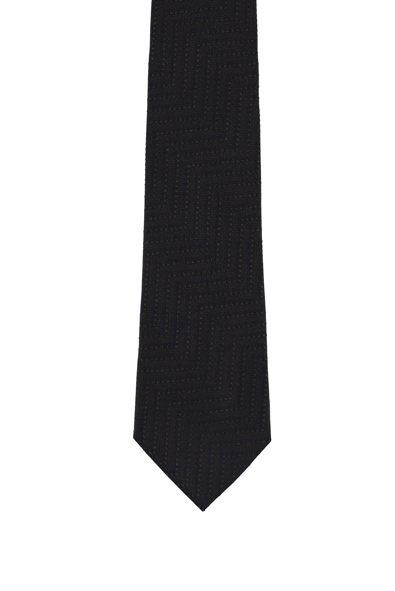 Koyu Yeşil İtalyan Desenli Kravat