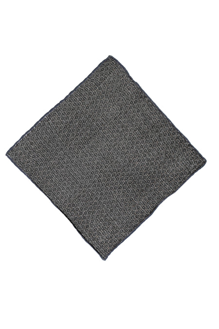 Koyu Füme İtalyan Desenli Yün Mendil