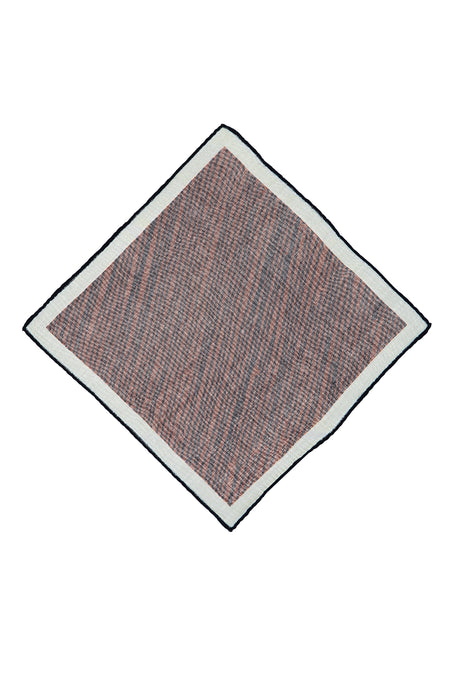 Orta Kahve İtalyan Desenli Yün Mendil