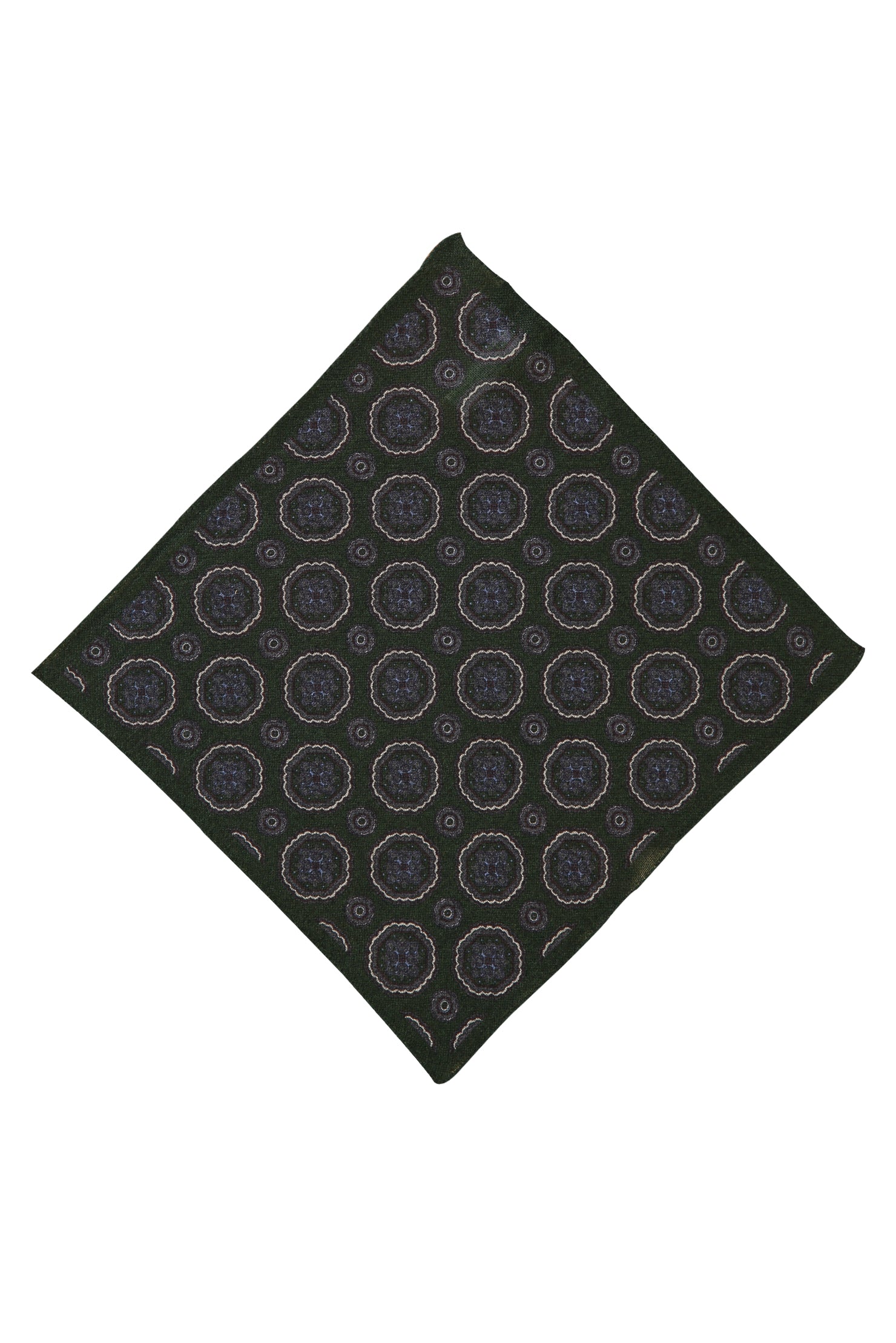 Asker Haki İtalyan Desenli Yün Mendil