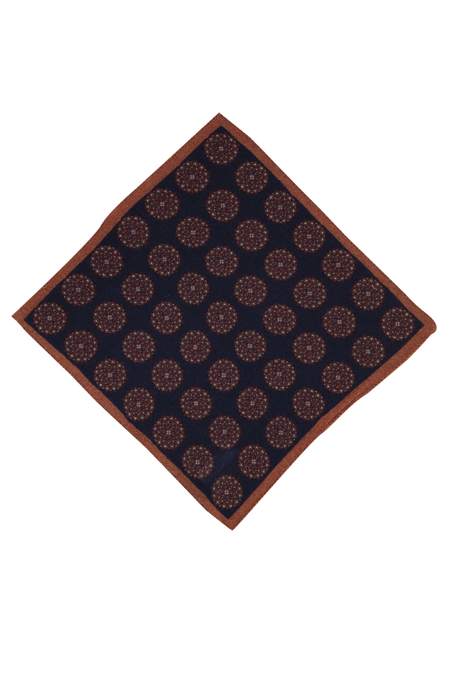 Açık Kahve  İtalyan Desenli Yün Mendil