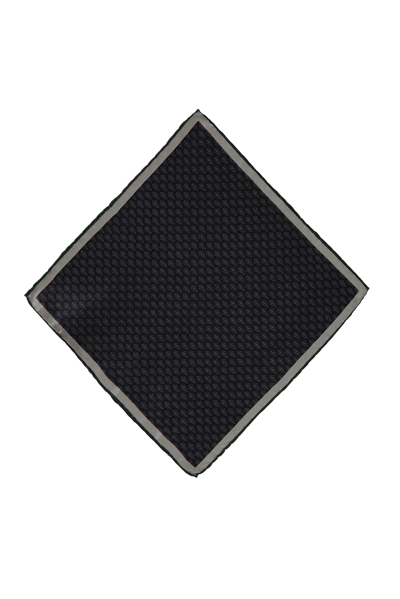 Koyu Yeşil Desenli Mendil