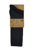 Orta Kahve 2'li Bambu Çorap Seti