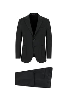 Siyah Slim Fit Dar Kesim Klasik Takım Elbise
