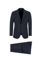 Koyu Lacivert 7 Drop Slim Fit Dar Kesim Tak?m Elbise-Abdullah Ki??l?
