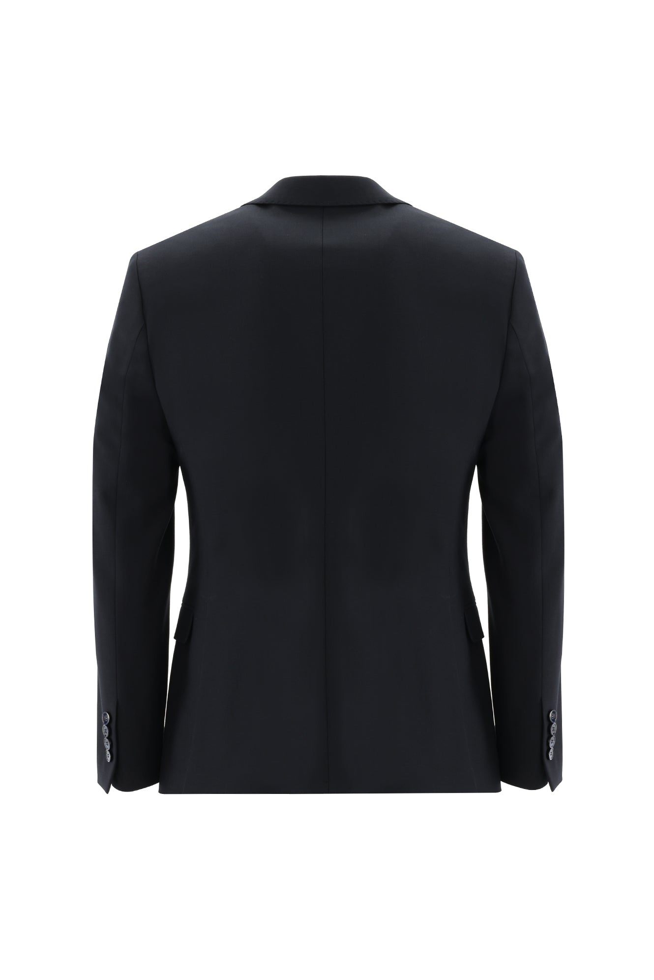 Siyah Lacivert Super Slim Fit Ekstra Dar Kesim Fit Yünlü Klasik Takım Elbise