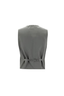 Siyah Regular Fit Yünlü Yelekli Takım Elbise