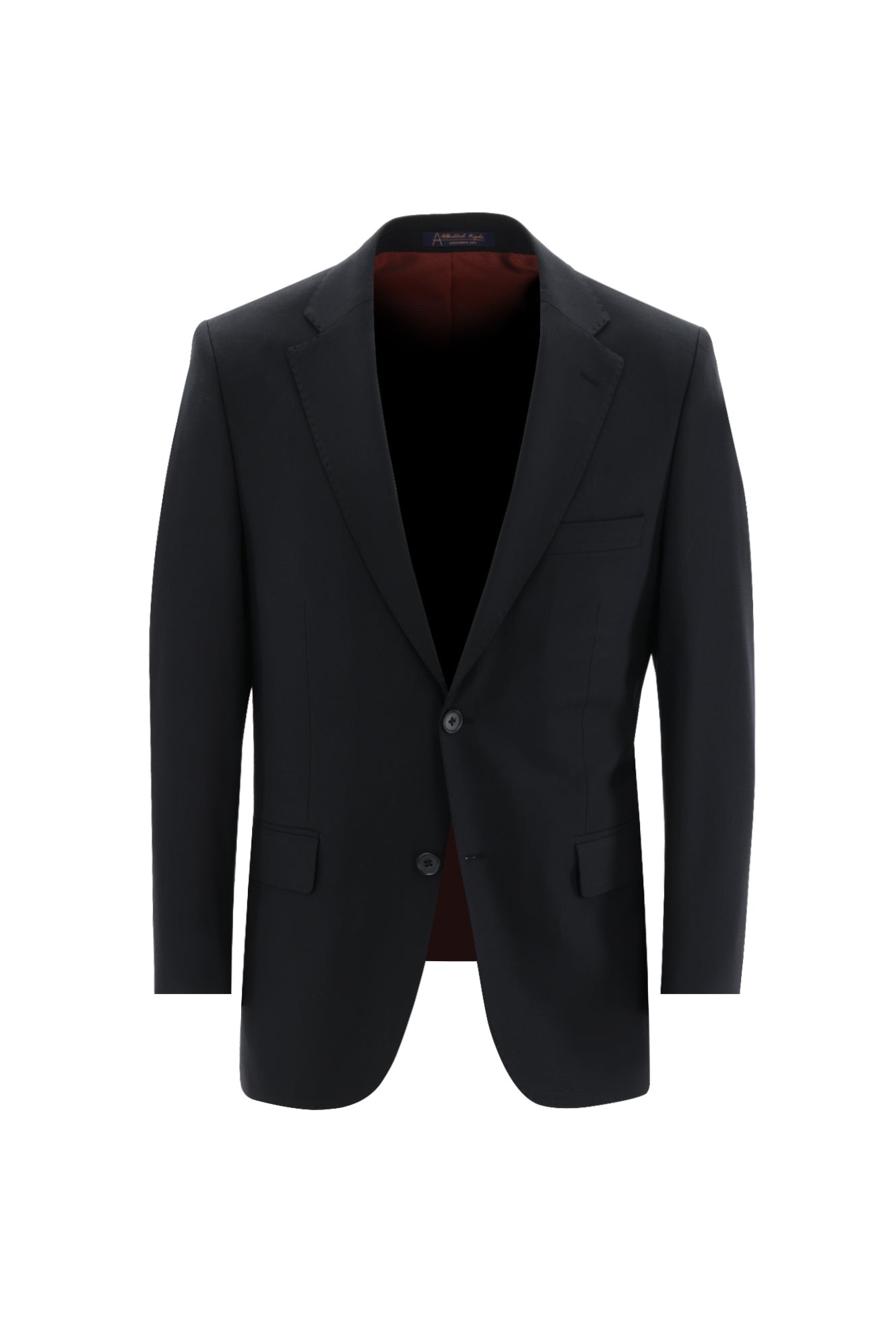 Siyah Lacivert Regular Fit Yünlü Klasik Takım Elbise