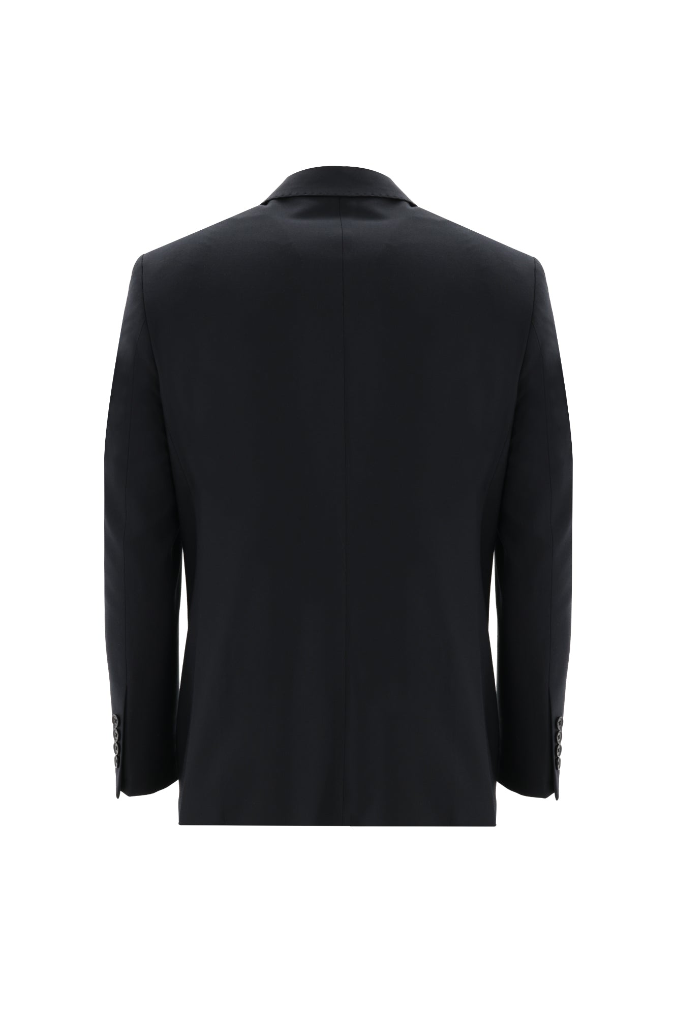 Siyah Lacivert Relaxed Fit Rahat Kesim Yünlü Klasik Takım Elbise