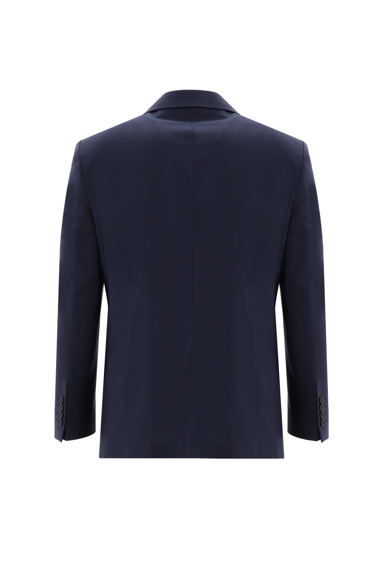 Koyu Lacivert Regular Fit Yünlü Klasik Takım Elbise