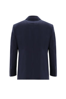 Koyu Lacivert Regular Fit Yünlü Klasik Takım Elbise