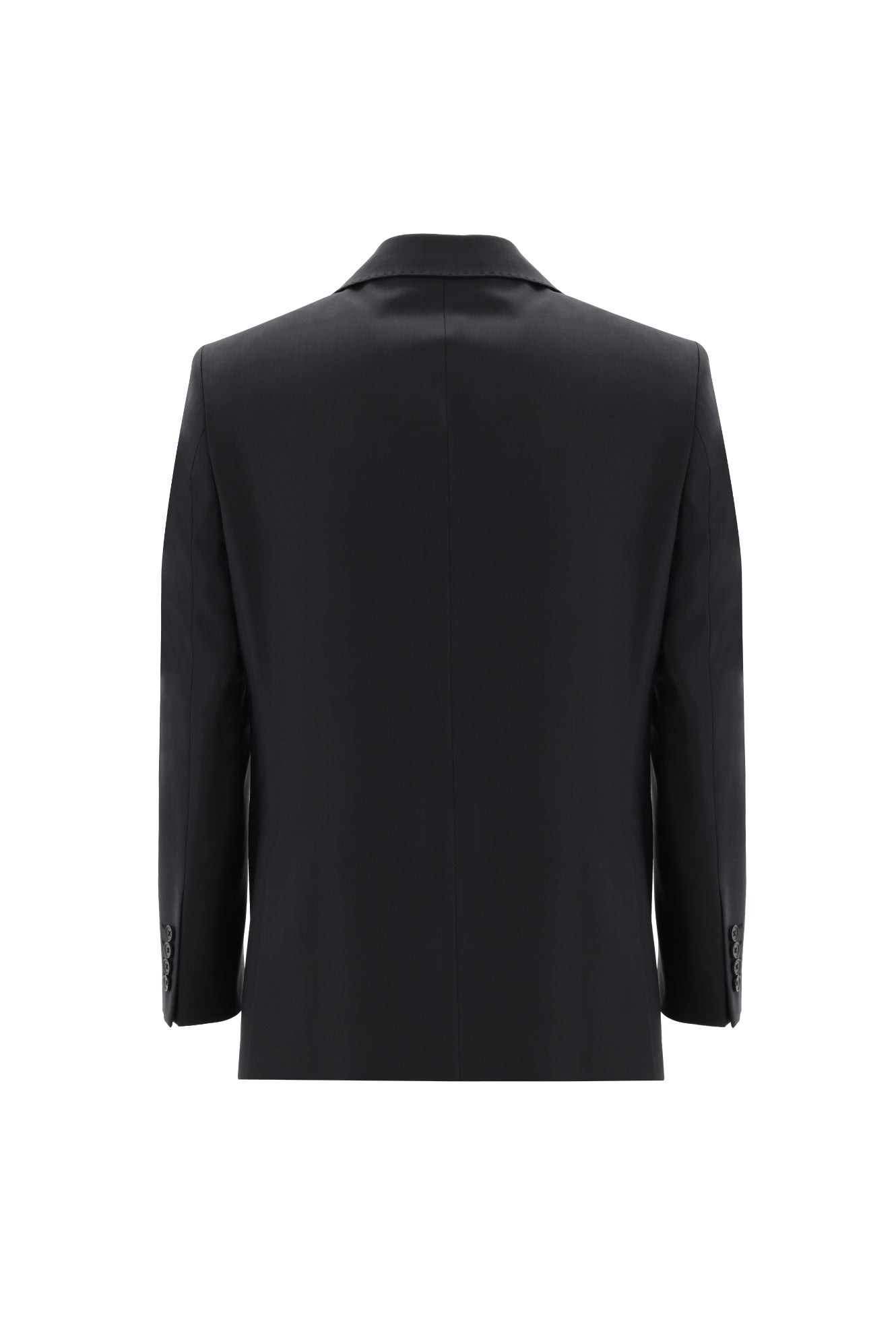 Siyah Lacivert Regular Fit Yünlü Klasik Takım Elbise