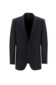 Siyah Lacivert 4 Drop Relaxed Fit Rahat Kesim Yünlü Tak?m Elbise-Abdullah Ki??l?