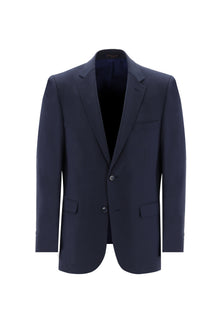 Orta Lacivert 7 Drop Slim Fit Dar Kesim Tak?m Elbise-Abdullah Ki??l?
