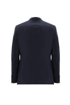 Koyu Lacivert Regular Fit Yünlü Klasik Takım Elbise