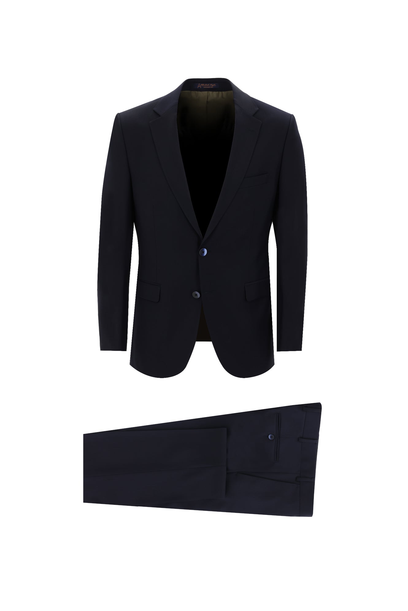 Açık Lacivert Regular Fit Yünlü Klasik Takım Elbise