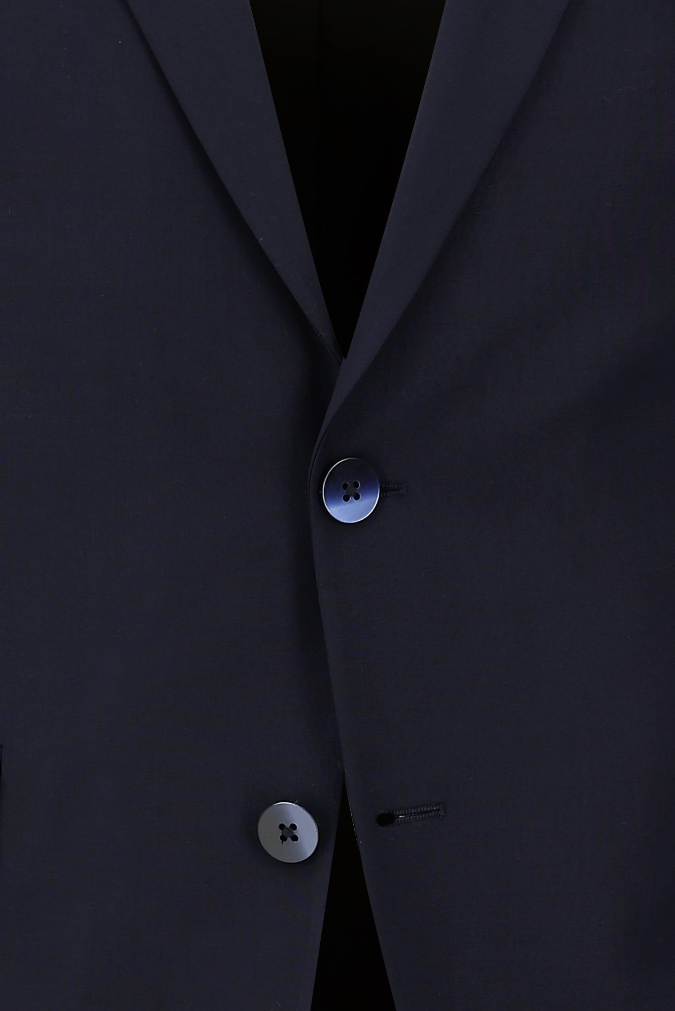 Orta Lacivert 7 Drop Slim Fit Dar Kesim Yünlü Tak?m Elbise-Abdullah Ki??l?