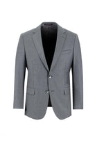 Orta Füme Regular Fit Yünlü Klasik Takım Elbise