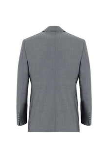 Orta Füme Regular Fit Yünlü Klasik Takım Elbise