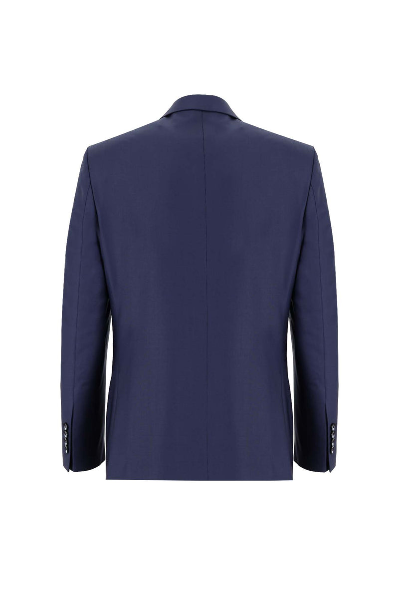 Açık Lacivert Slim Fit Dar Kesim Klasik Takım Elbise