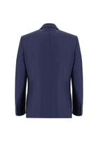 Açık Lacivert Regular Fit Yünlü Klasik Takım Elbise