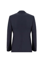 Koyu Lacivert Relaxed Fit Rahat Kesim Yünlü Klasik Takım Elbise