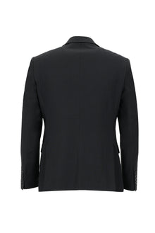 Siyah 4 Drop Relaxed Fit Rahat Kesim Yünlü Tak?m Elbise-Abdullah Ki??l?
