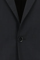 Siyah Relaxed Fit Rahat Kesim Yünlü Klasik Takım Elbise