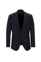 Koyu Lacivert Regular Fit Yünlü Klasik Takım Elbise